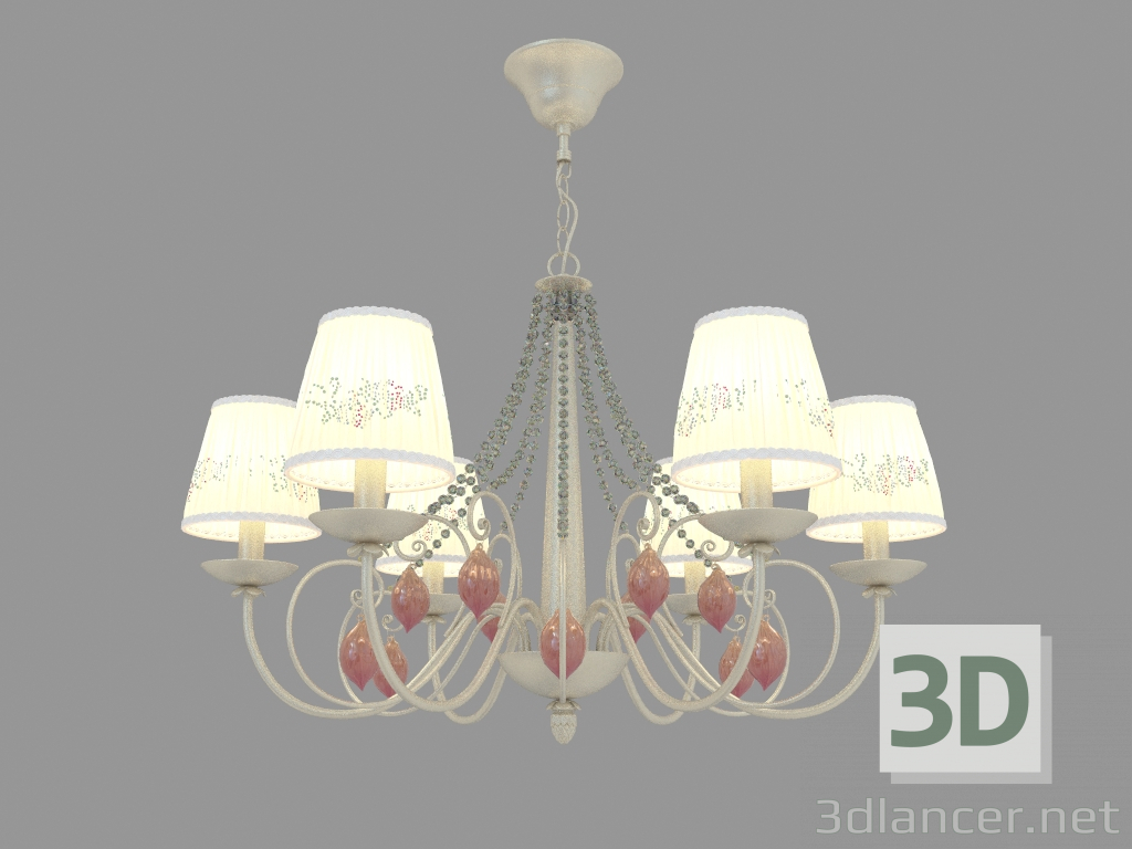 3d model Suspended chandelier Adriana (3922 6) - preview