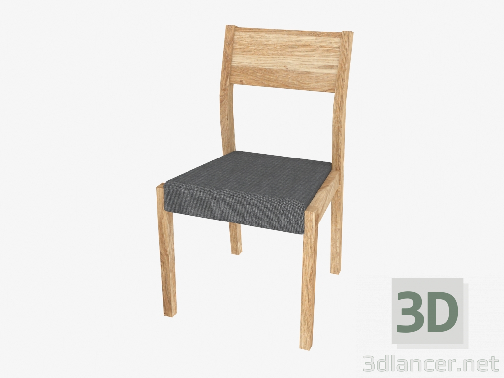 modello 3D Sedia imbottita (SE.K1 48x85x50cm) - anteprima