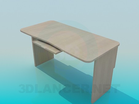 3D Modell Schreibtisch - Vorschau