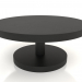 3d model Coffee table JT 022 (D=800x350, wood black) - preview