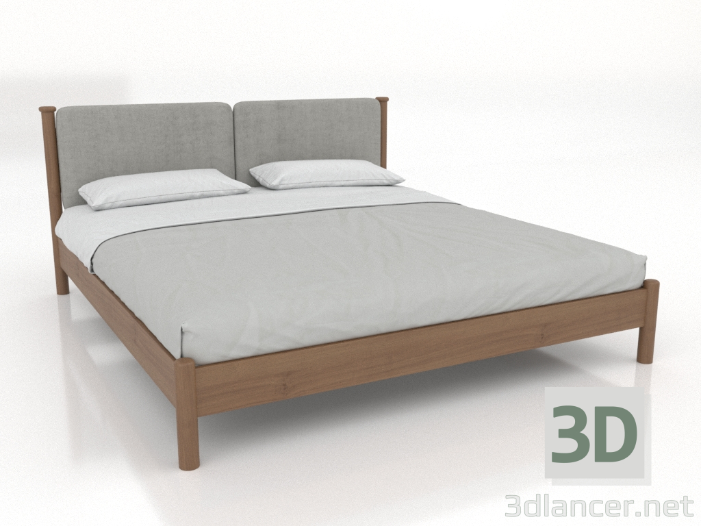 modello 3D Letto matrimoniale HIYAL - anteprima modello 3D Letto matrimoniale HIYAL - anteprima