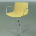 3d model Chair 0207 (swivel, with armrests, chrome, polypropylene PO00415) - preview