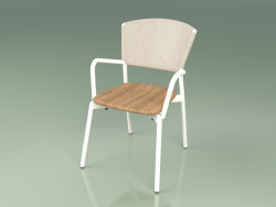 Chaise 021 (Métal Lait, Sable)