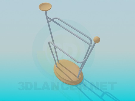 3d model Clothes hanger - preview