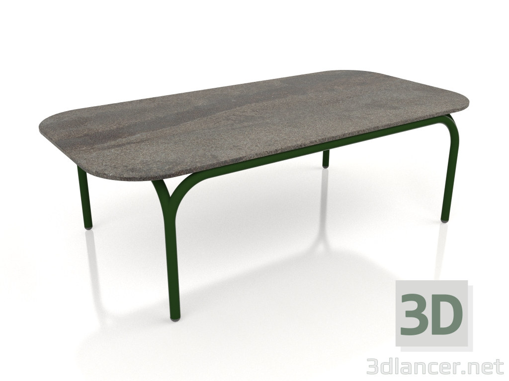 3d model Coffee table (Bottle green, DEKTON Radium) - preview