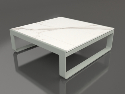 Table basse 90 (DEKTON Aura, Gris ciment)