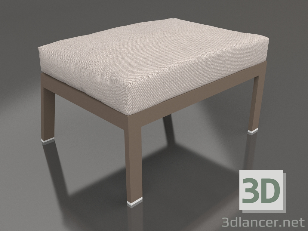 3D Modell Pouf für einen Stuhl (Bronze) - Vorschau