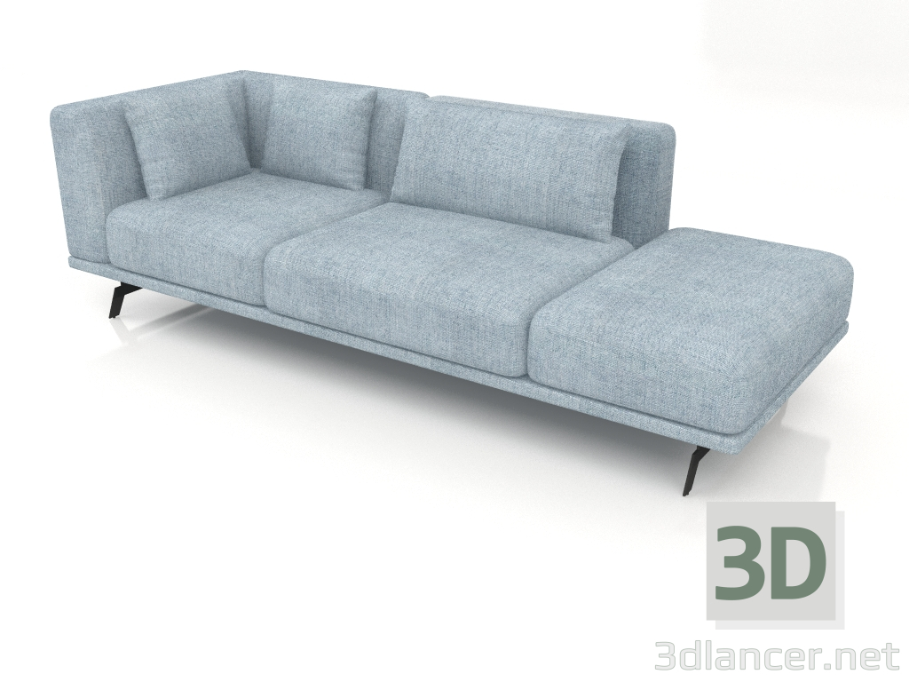 3d model Módulo sofá Galaxy 22 - vista previa