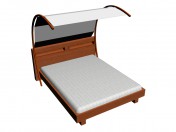 Cama 160 x 200 + cochera