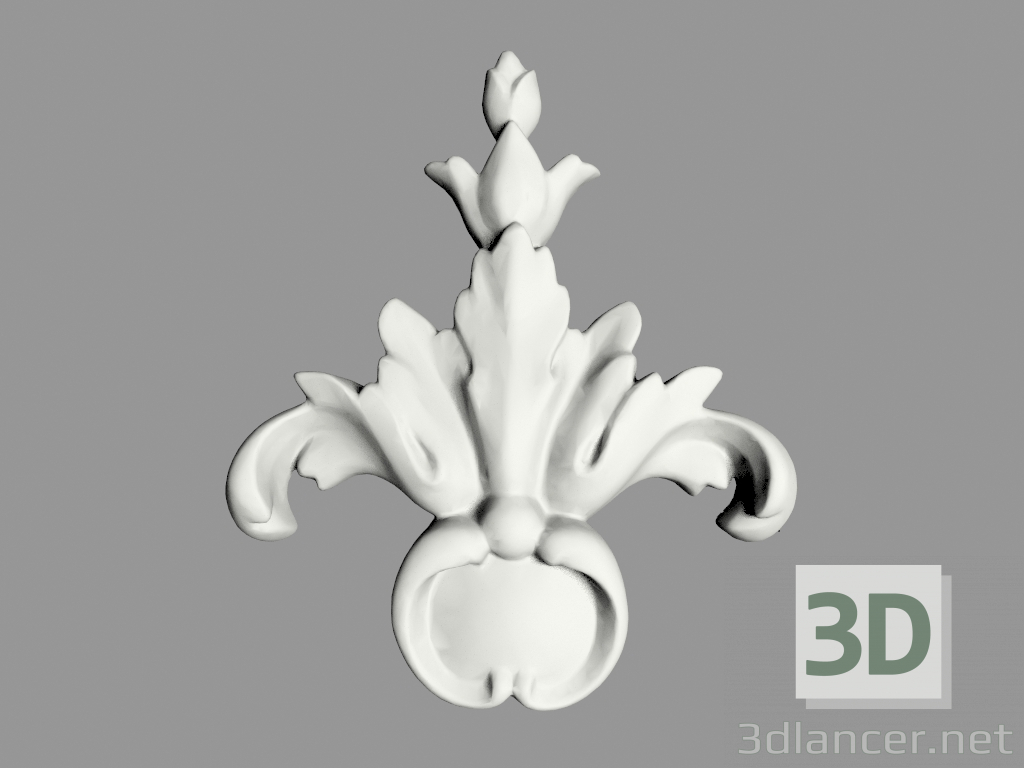 3d model Decoración de pared (F160) - vista previa