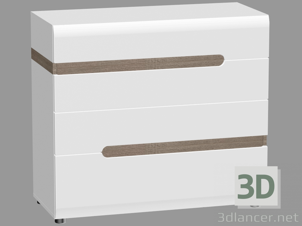 modello 3D Cassa 4S (tipo 44) - anteprima