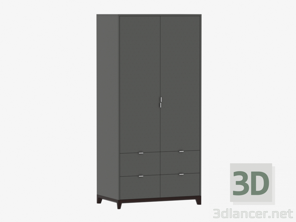 3d model Wardrobe CASE №4 - 1000 with drawers (IDC0181021226) - preview