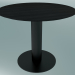 3d model Dining table In Between (SK11, Ø90cm, H 73cm, Matt Black, Black stained oak) - preview