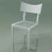 3d model Silla (21, tejido blanco, blanco brillante) - vista previa