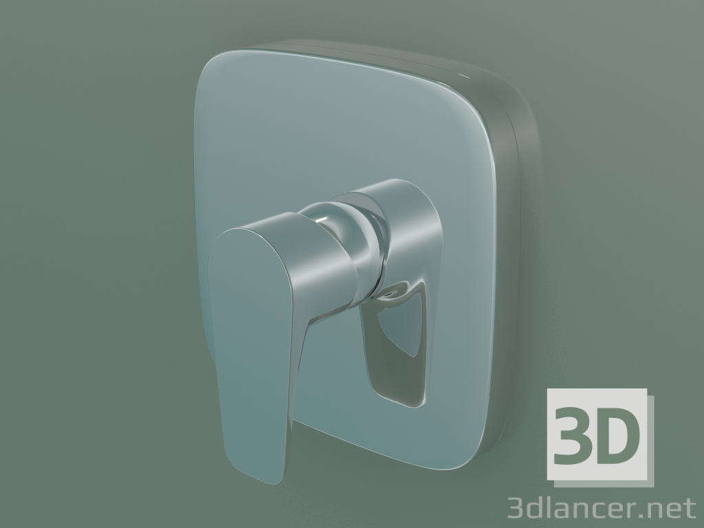 3d model Single lever shower mixer (71765000) - preview