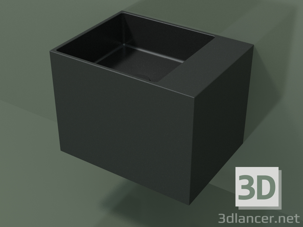 3d model Lavabo de pared (02UN22102, Deep Nocturne C38, L 48, P 36, H 36 cm) - vista previa