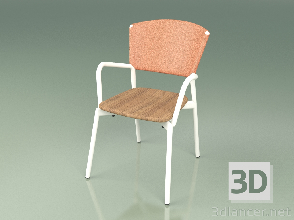 Modelo 3d Cadeira 021 (Metal Milk, Orange) - preview