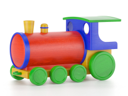 wooden toy train