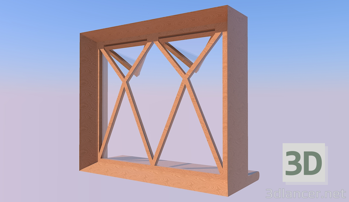 3D Modell Fenster - Vorschau