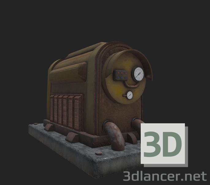 3d Electric Generator(Электрический Генератор) модель купить - ракурс