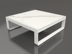 Mesa de centro 90 (DEKTON Aura, gris ágata)