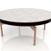 3d model Round coffee table Ø90x36 (Black, DEKTON Kreta) - preview