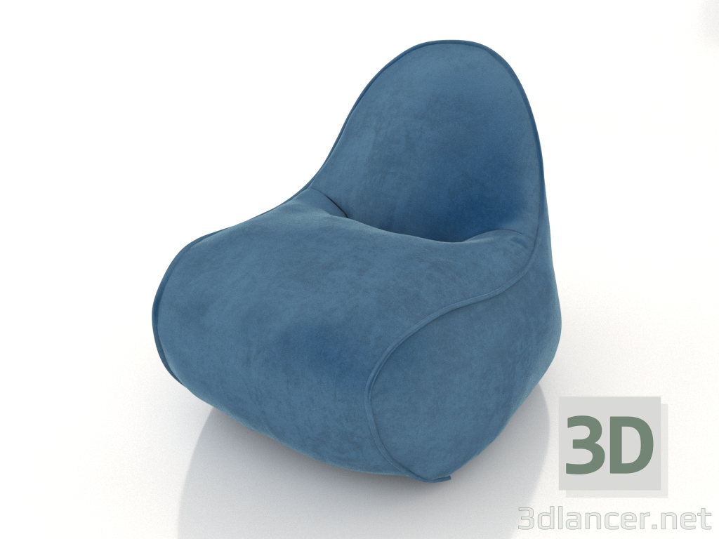 3d model Pouf Lagom (fabric 2) - preview