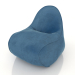 3d model Pouf Lagom (fabric 2) - preview