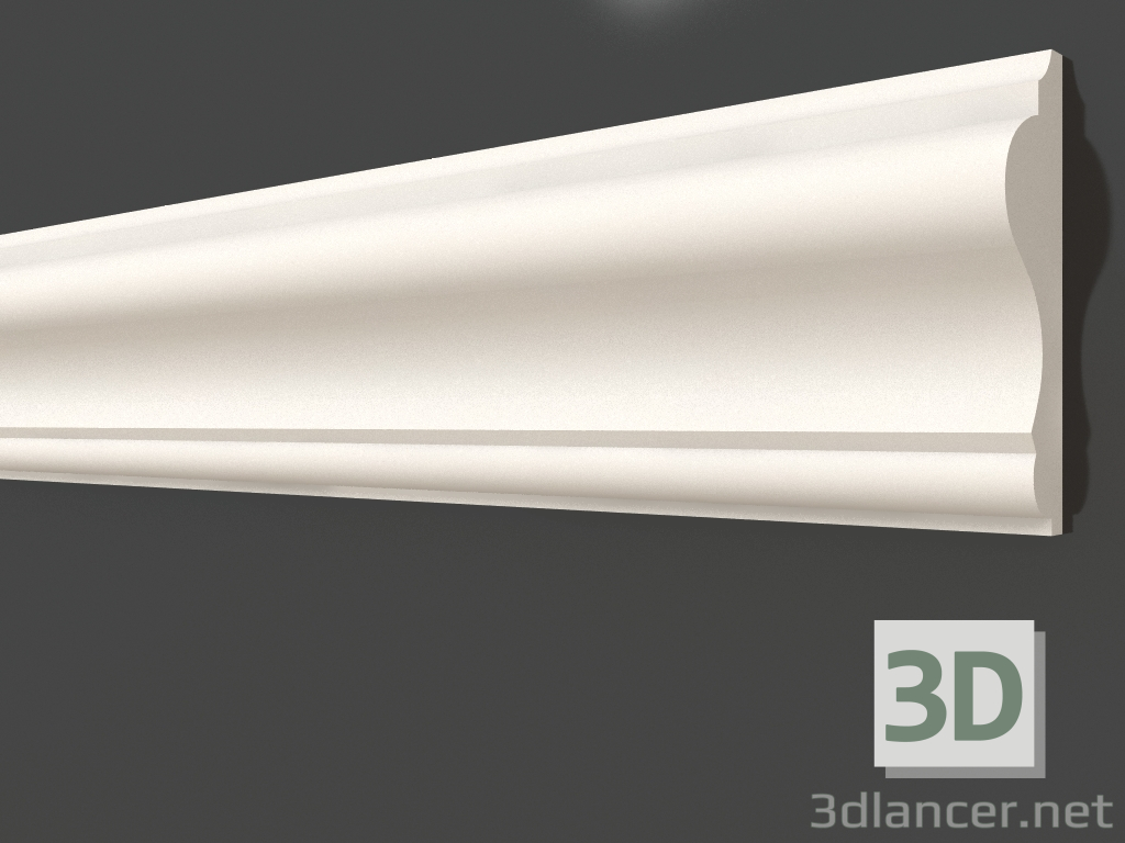 3d model Plaster molding LG 130 (80x24) - preview