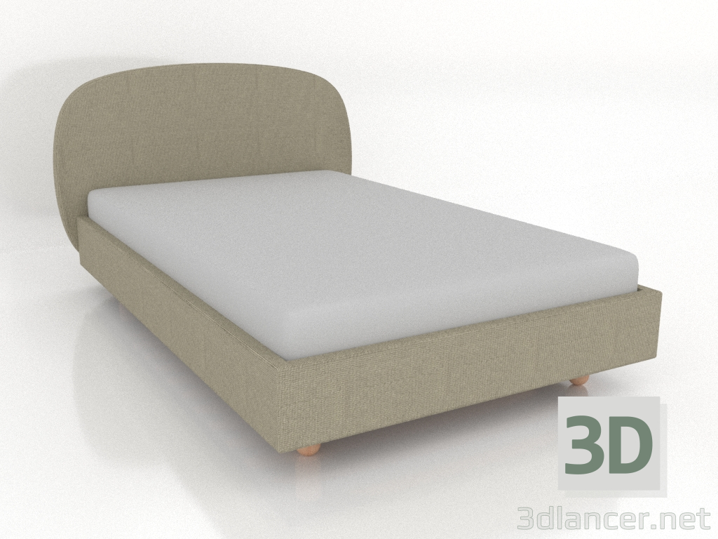 modello 3D Letto YAL 1300x2100 mm - anteprima modello 3D Letto YAL 1300x2100 mm - anteprima