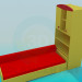 3D Modell Sofa mit Schrank - Vorschau