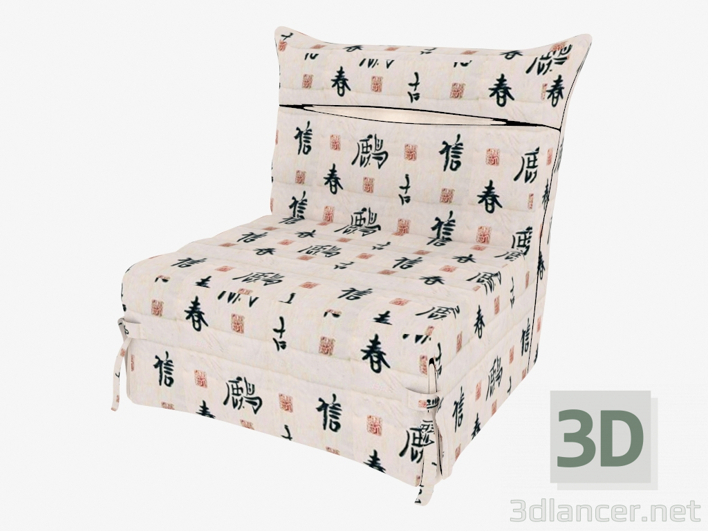 modèle 3D Fauteuil Delta - preview