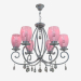 3d model Suspended chandelier Magenta (3923 6) - preview