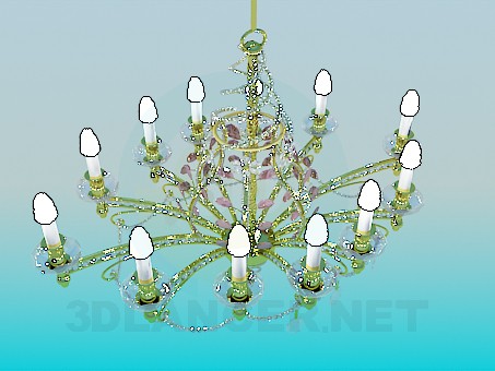 Modelo 3d Candelabro - preview