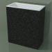 modèle 3D Lavabo sur pied (03R146101, Nero Assoluto M03, L 72, P 36, H 85 cm) - preview