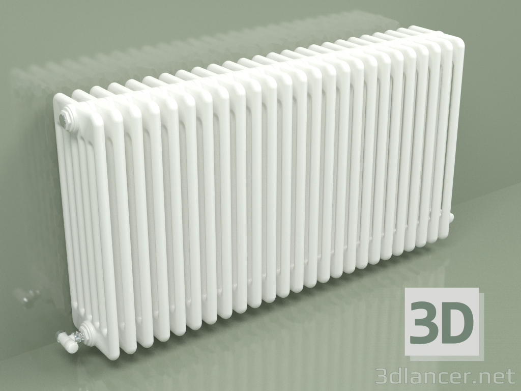 modello 3D Radiatore TESI 6 (H 600 25EL, Standard bianco) - anteprima