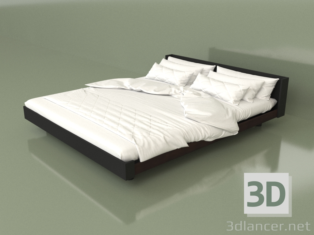 modello 3D Letto 1600x2000 (30323) - anteprima