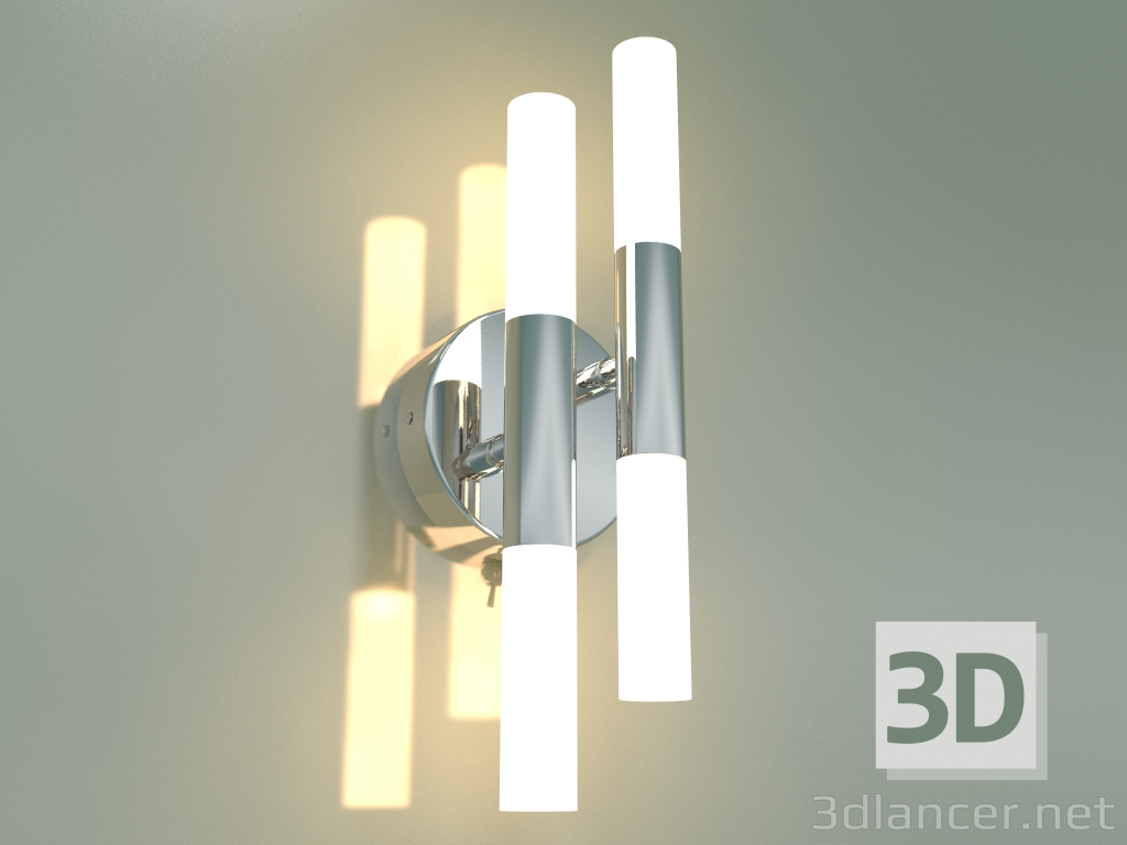 3d model Sconce Bastone 351-4 (chrome-white) - preview