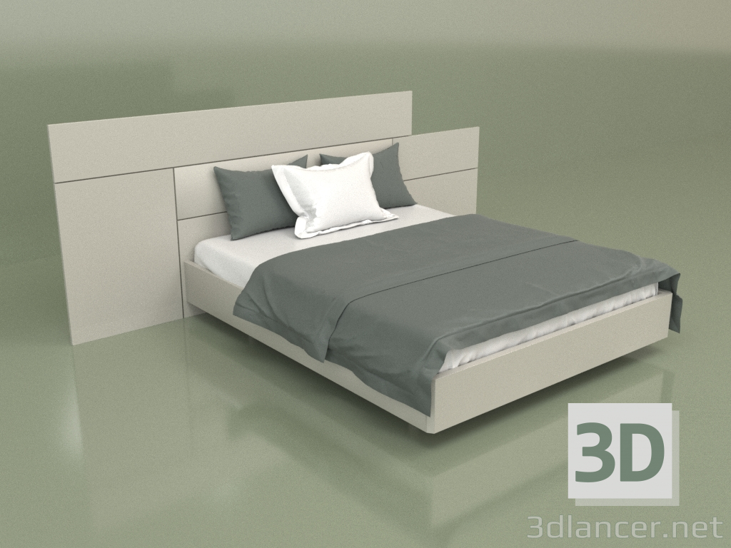 3d model Cama doble Lf 2016 (fresno) - vista previa