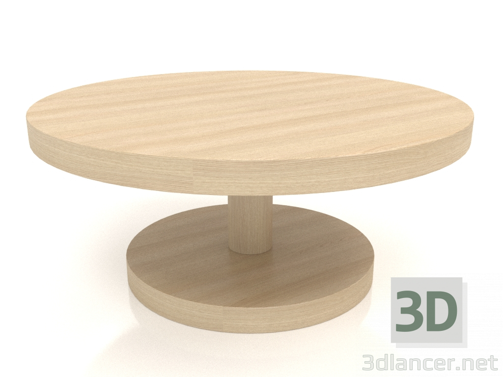 3d model Mesa de centro JT 022 (D=800x350, blanco madera) - vista previa