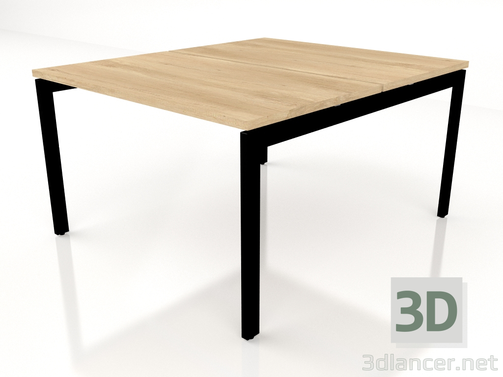 3d модель Стол рабочий Ogi U Bench BOU42 (1200x1410) – превью