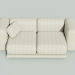 3d Sofa bas model buy - render