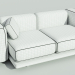 3d Sofa bas model buy - render