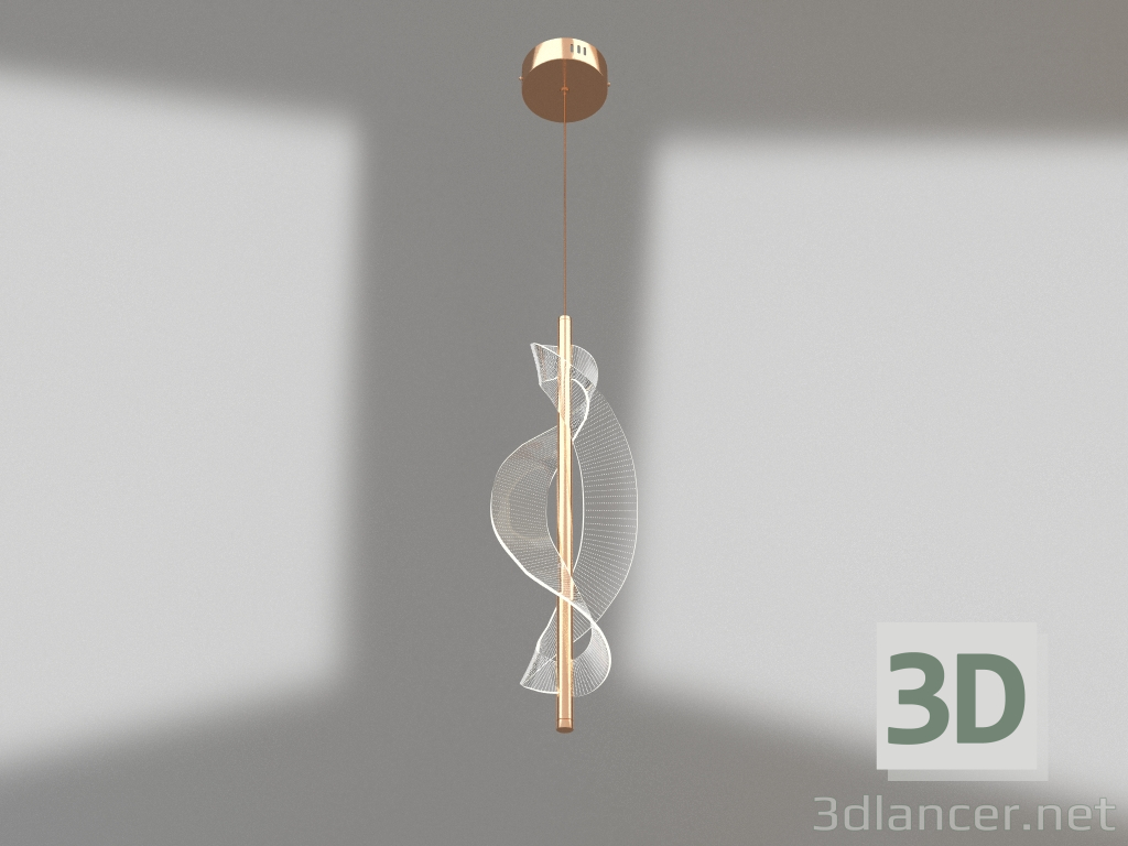 Modelo 3d Pingente Jill ouro (08047-1A,33) - preview