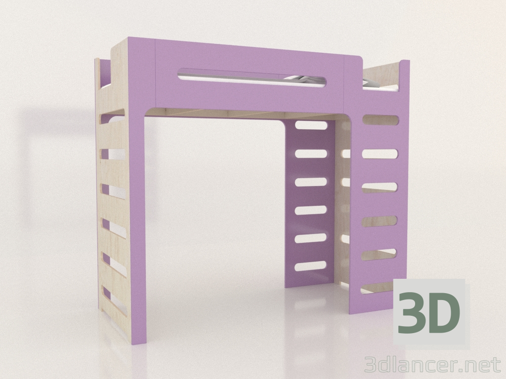 3D Modell Hochbett MOVE GR (FLMGR2) - Vorschau