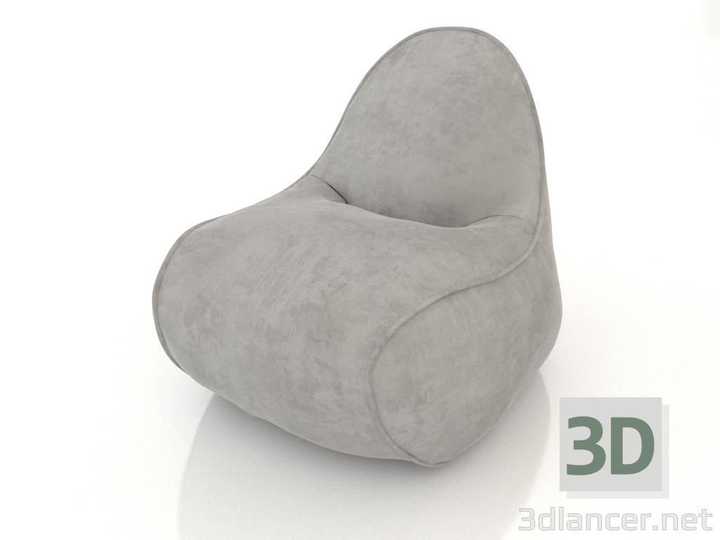 3D Modell Pouf Lagom (Stoff 3) - Vorschau