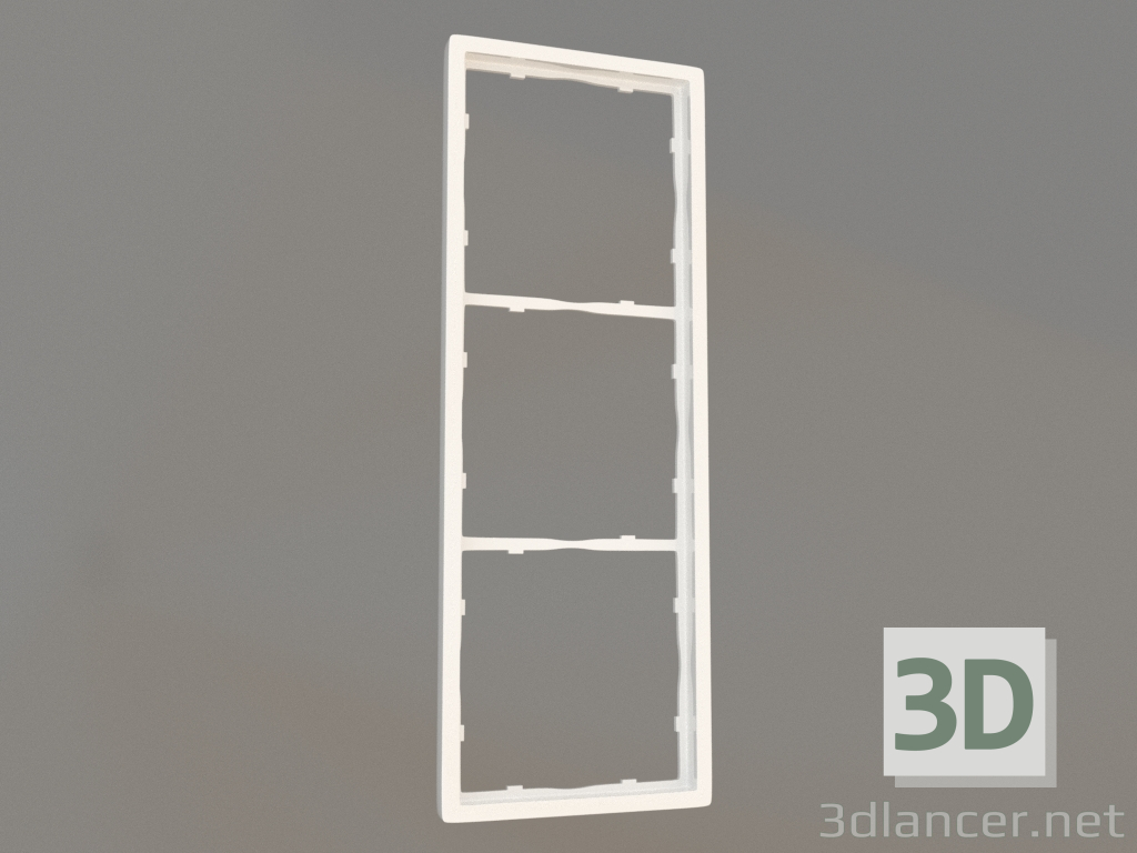 Modelo 3d Quadro 3-a (branco, DA21303) R98 - preview