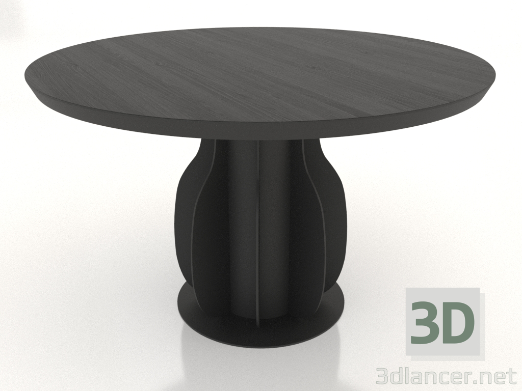 Modelo 3d Mesa de jantar Ø 1200 mm (preto RAL 9005) - preview