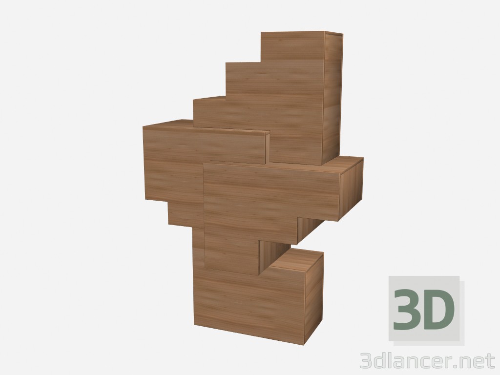 modello 3D Sistema Bar 2 - anteprima