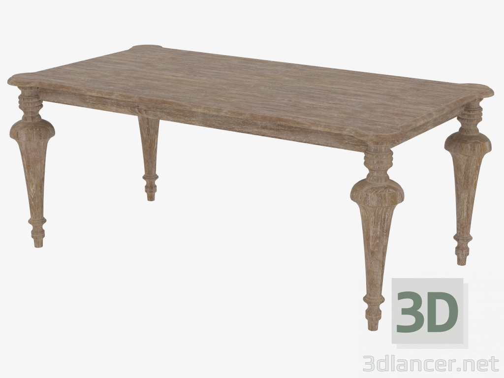 3D Modell Esstisch Kleine alte MILTON TABLE (8831.0007.S) - Vorschau